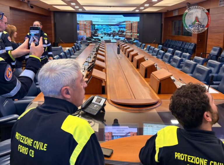 Formazione e collaborazione: la Forio CB Protezione Civile al Dipartimento di Roma