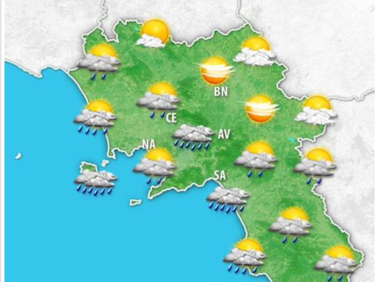 Campania e Ischia: lunedì di instabilità con miglioramento in serata