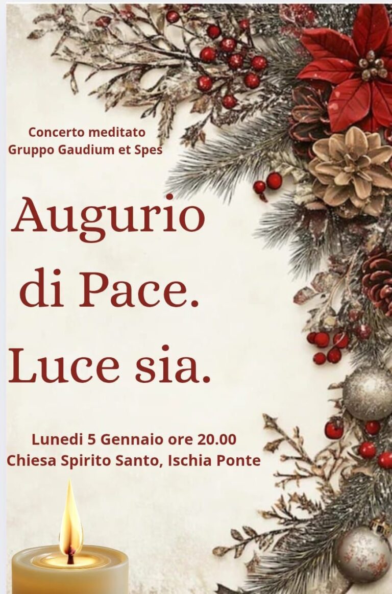 Concerto Meditato di Natale allo Spirito Santo: un invito alla luce e alla pace