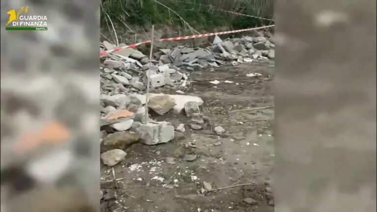 Blitz a Campotese: la Guardia di Finanza sequestra una discarica abusiva di rifiuti edili