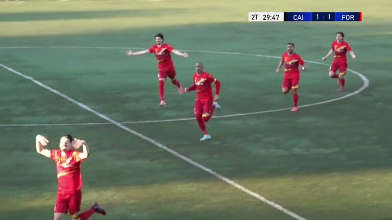 REAL FORIO, PARI THRILLING CON LA CAIVANESE: 2-2 E PRIMATO SALVO (GLI HIGHLIGHTS)