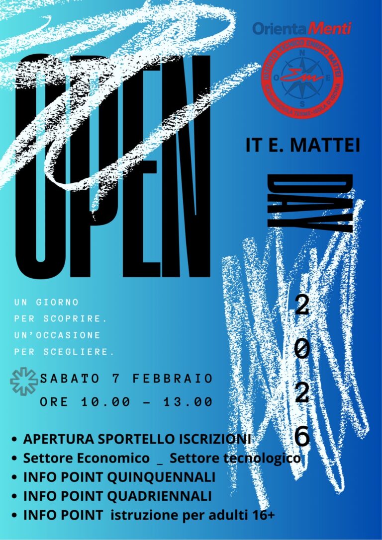 Casamicciola: il 7 febbraio il Mattei  apre le porte a studenti e famiglie