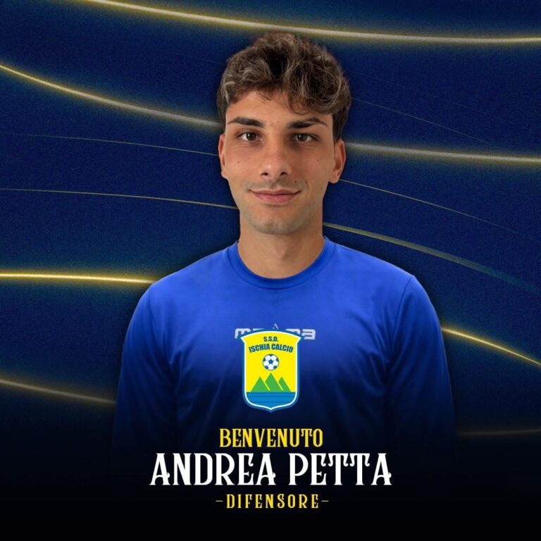 Andrea Petta nuovo difensore dell’Ischia Calcio: il club gialloblù accoglie un talento in crescita