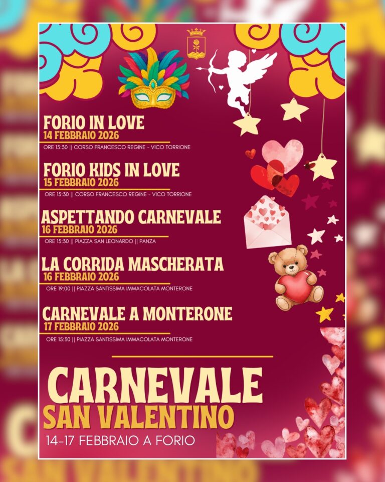 FORIO IN LOVE & ASPETTANDO IL CARNEVALE 2026