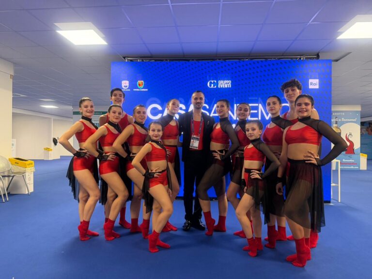 I giovani talenti di Ischia brillano a Casa Sanremo: la scuola “E’ L’ora di Danzare” incanta il Palafiori