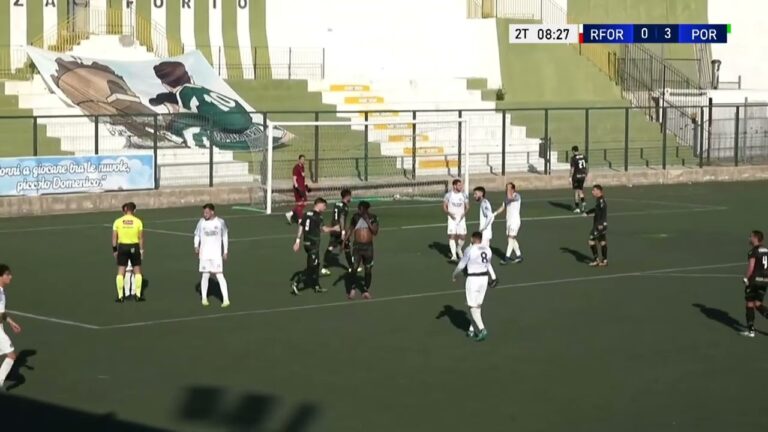 SINTESI: REAL FORIO VS PORTICI (2-3)