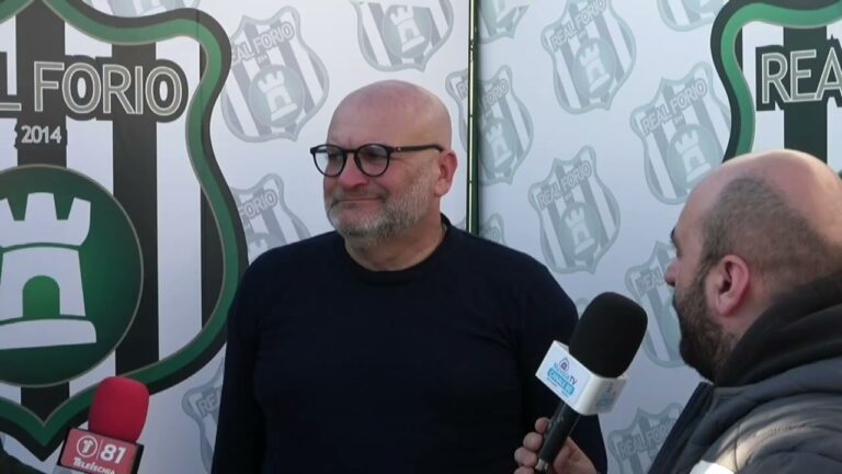 REAL FORIO VS PORTICI (2 – 3) LE PAROLE DEL MISTER CARLO SANCHEZ