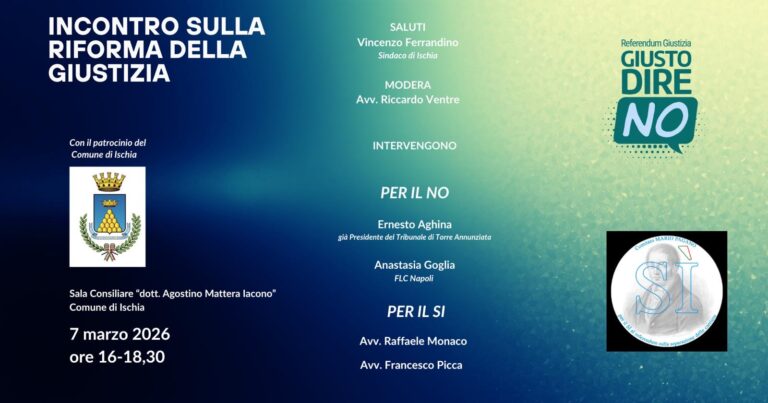 Incontro sulla riforma della giustizia a Ischia