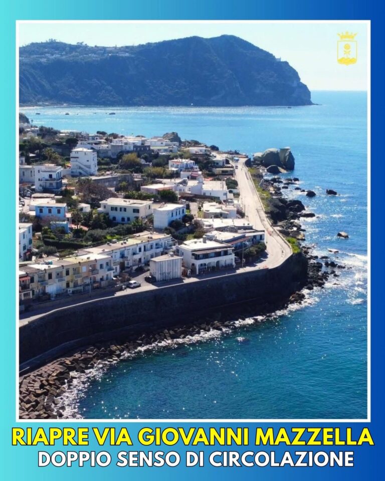 FORIO, RIAPERTA VIA GIOVANNI MAZZELLA