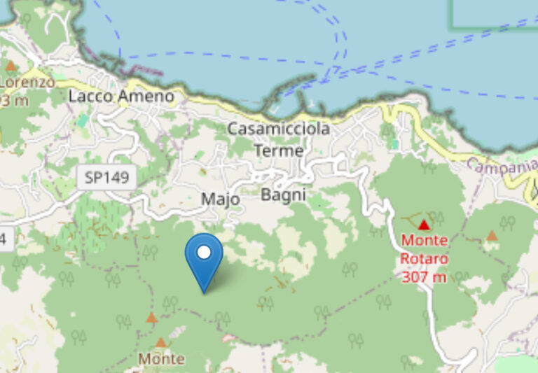 Scossa di magnitudo 2.6 avvertita a Ischia: nessun danno, monitoraggio in corso