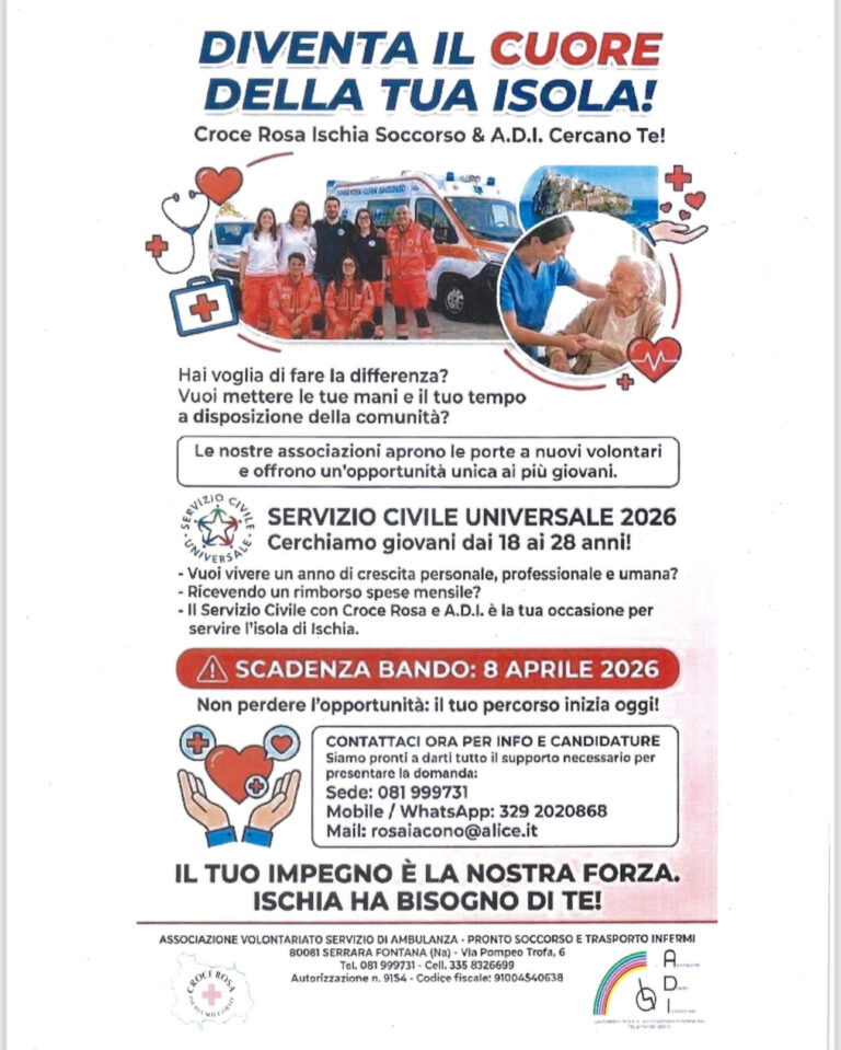Candidature aperte per il Servizio Civile Universale
