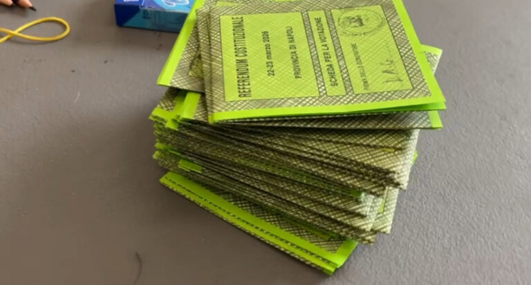 Referendum costituzionale: andamento dello spoglio