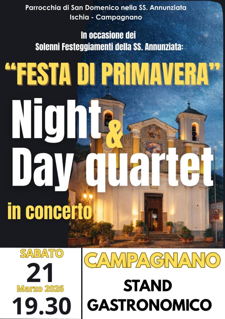 Ischia, Campagnano celebra la SS. Annunziata: musica, tradizione e sapori alla Festa di Primavera