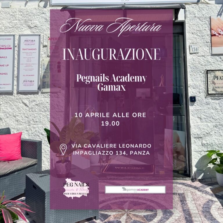 Apre a Panza la nuova Peg Nails Academy: inaugurazione il 10 aprile