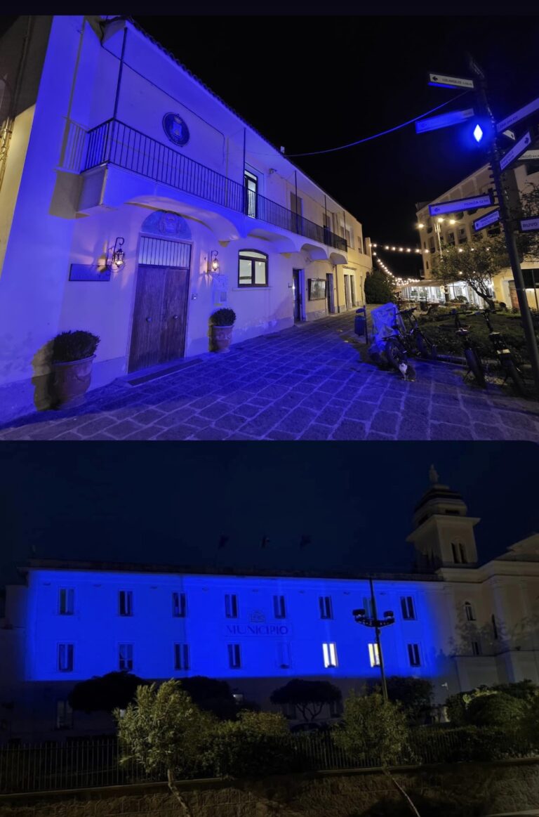 Ischia e Casamicciola  si illuminano di blu per la giornata della consapevolezza dell’autismo 